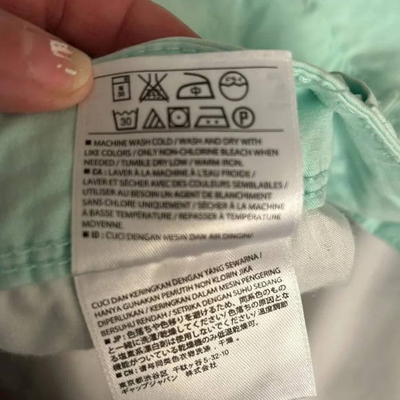 Old Navy mint green shorts size 10 - Picture 7 of 7